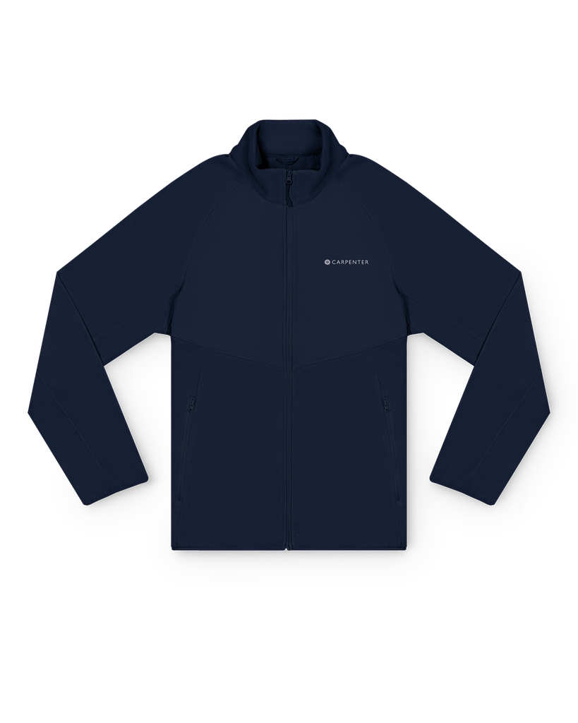 Fleece Zipper Jacket - Navy